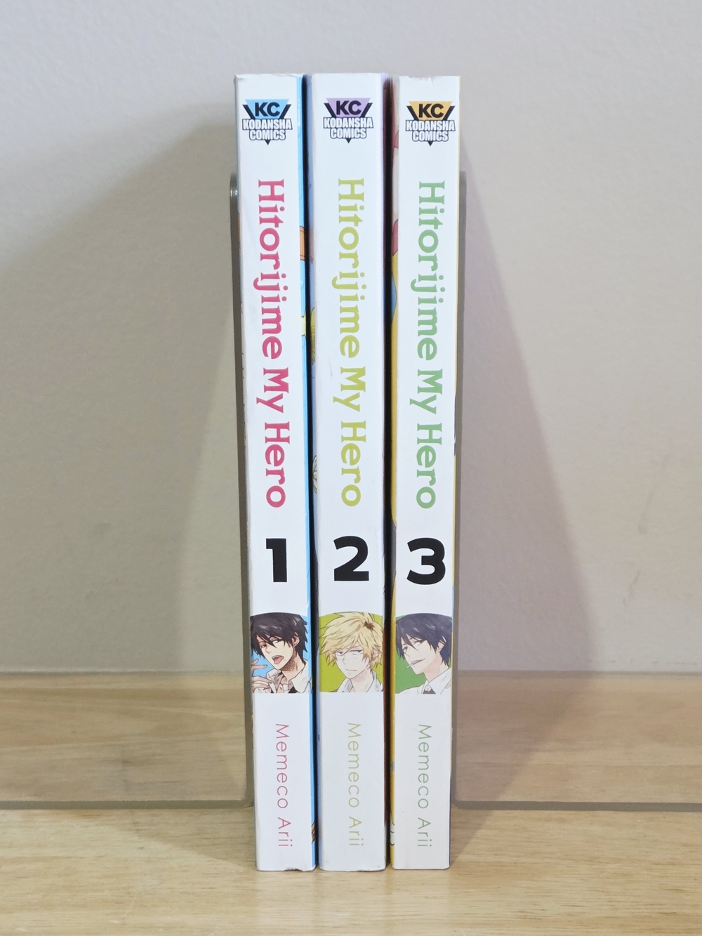 Hitorijime My Hero Volumes 1-3 Manga Books - BL Yaoi